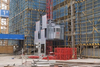 Elevador de construcci&oacute;n el&eacute;ctrico de jaula grande con Ce